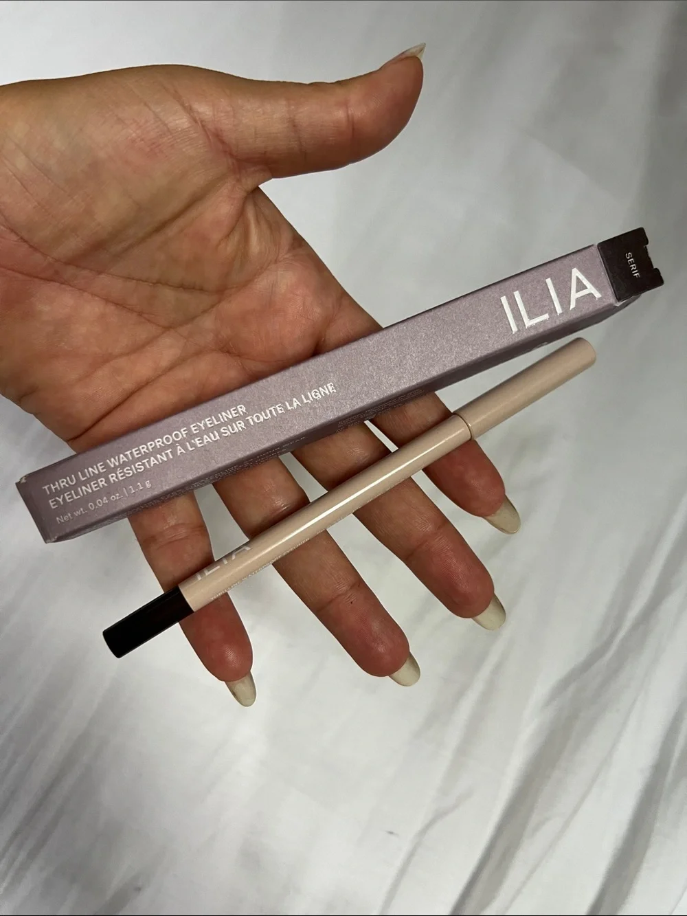 ILIA Thru Line Waterproof Eyeliner Pencil – Serif (Brown) NEW